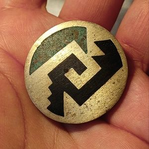 Taxco 3 AAB vintage Sterling turquoise pendant and broach